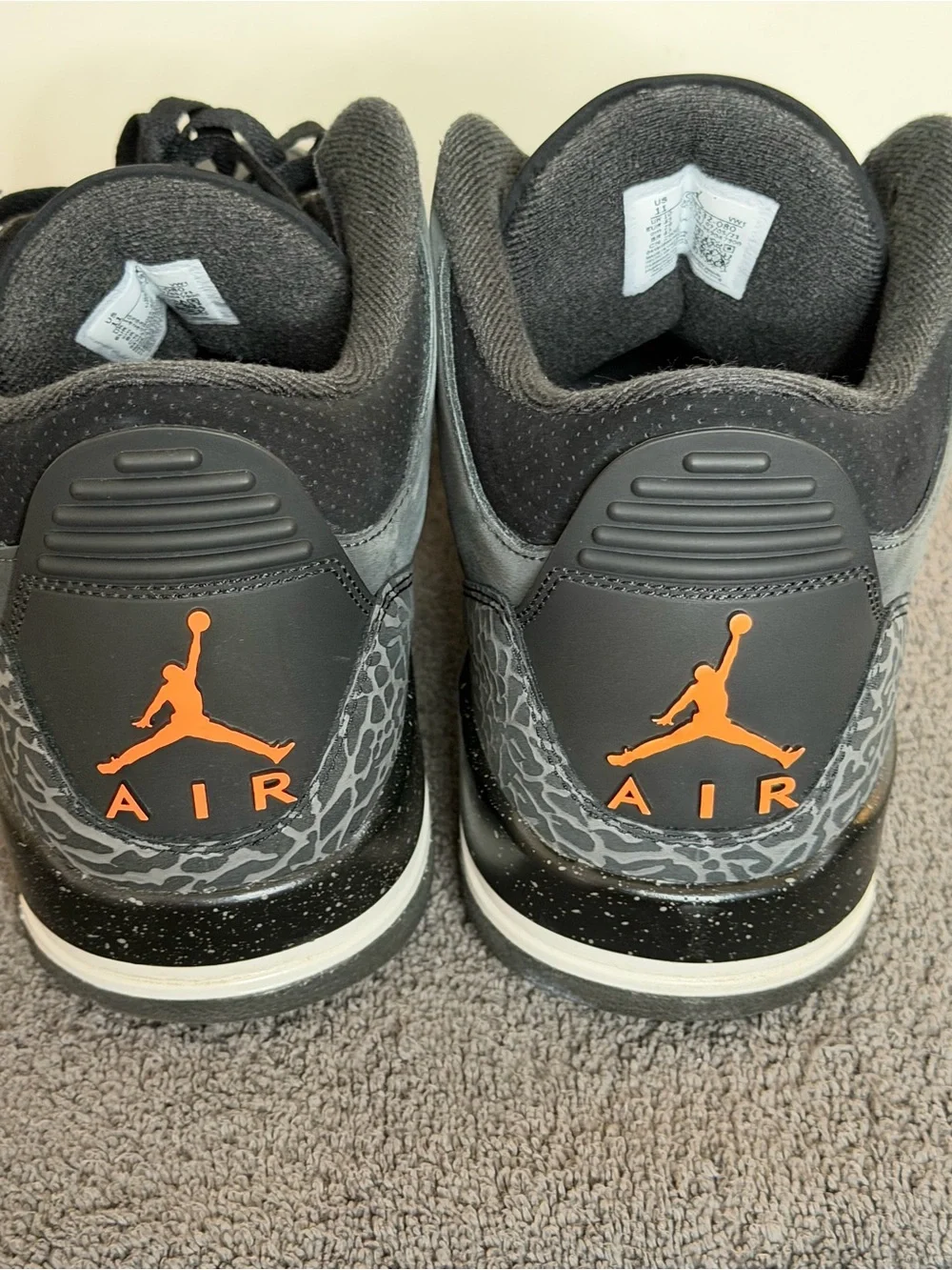 Air Jordan 3 Retro “Fear” 2023- Men’s size 11